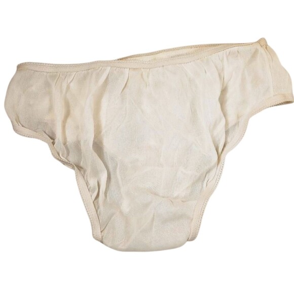 3 Vintage Berkliff Size 7 Beige Sheer 70s Panties - New with Tags Made in USA - Picture 7 of 11